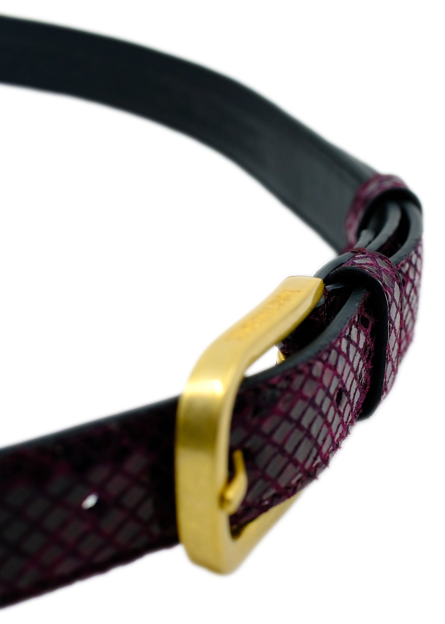 Serpent Belt Dark Plum
