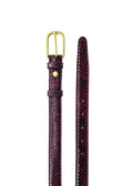 Serpent Belt Dark Plum