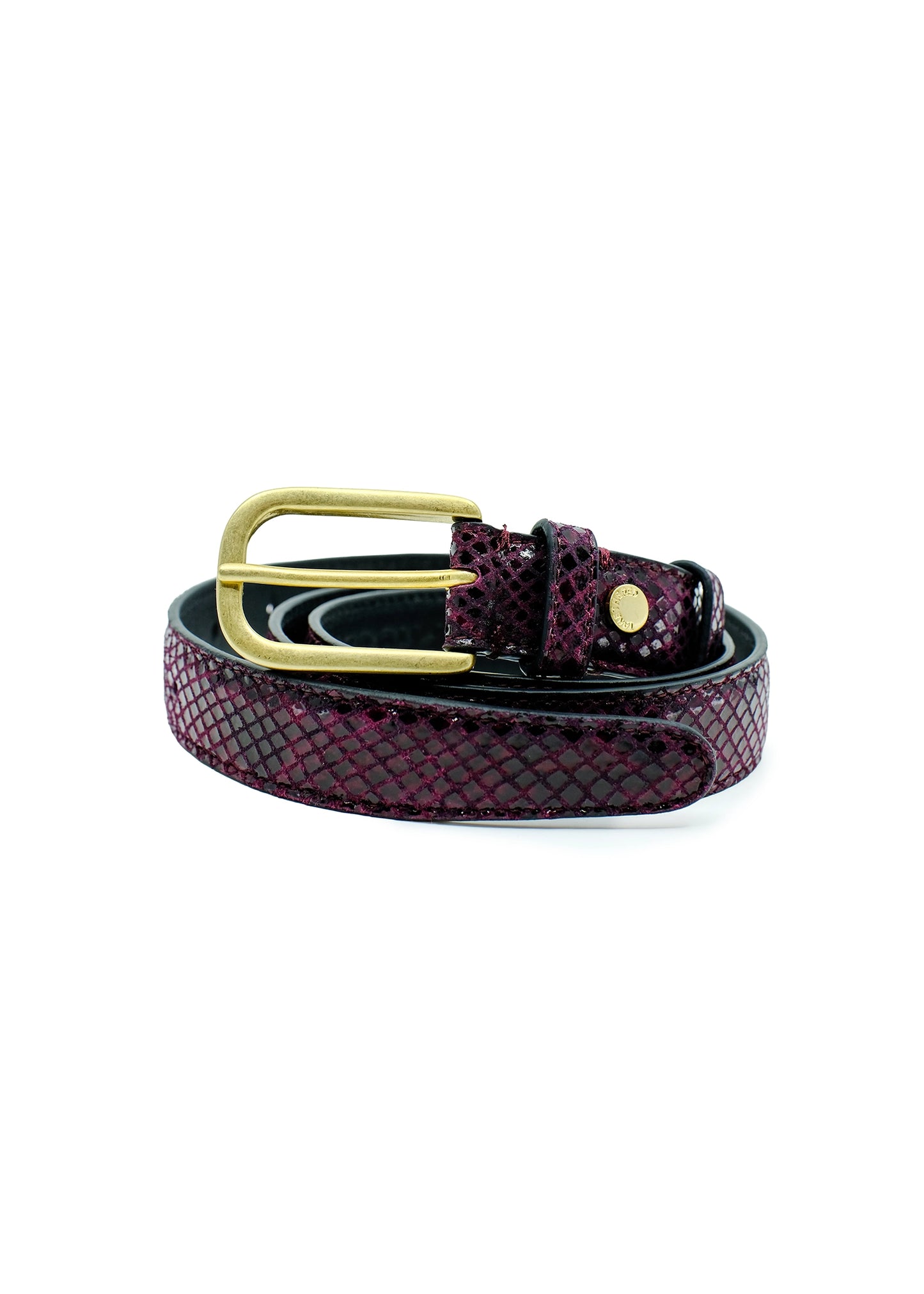 Serpent Belt Dark Plum